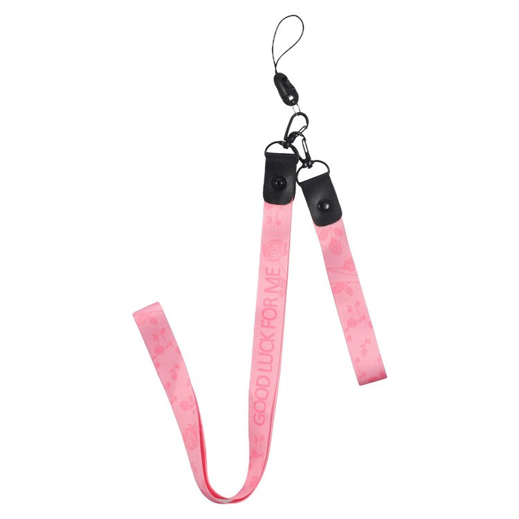 KADEM For OnePlus Ace 2V / Nord 3 5G Case Flower Pattern TPU Gradient Phone Cover with Lanyards - Rose Gold