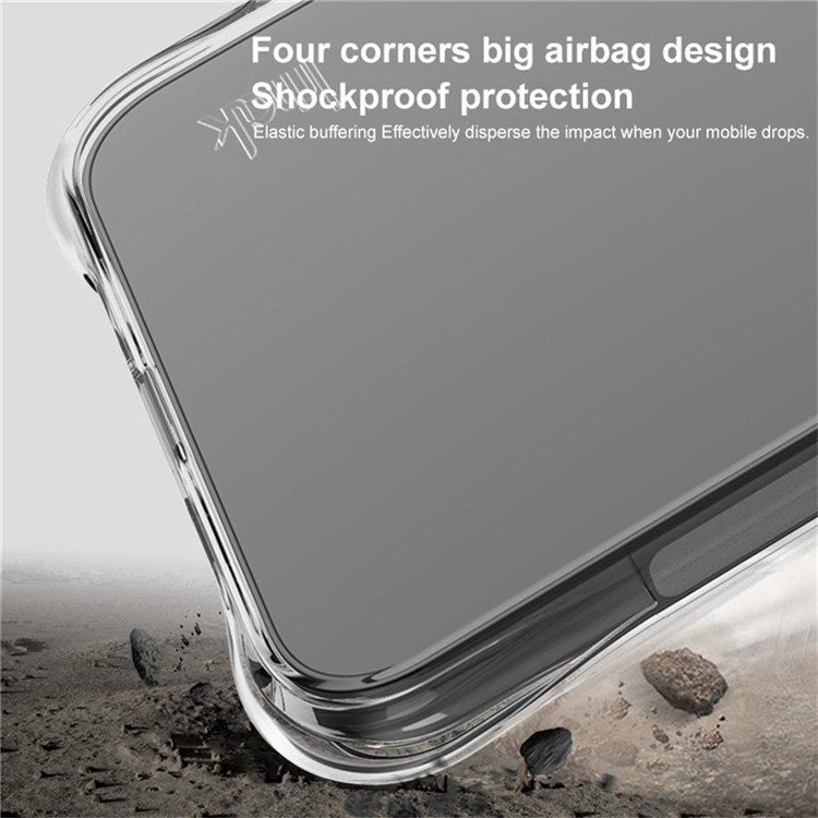 IMAK For Huawei Mate 70 Case TPU Phone Cover Airbag Shockproof Protection - Black