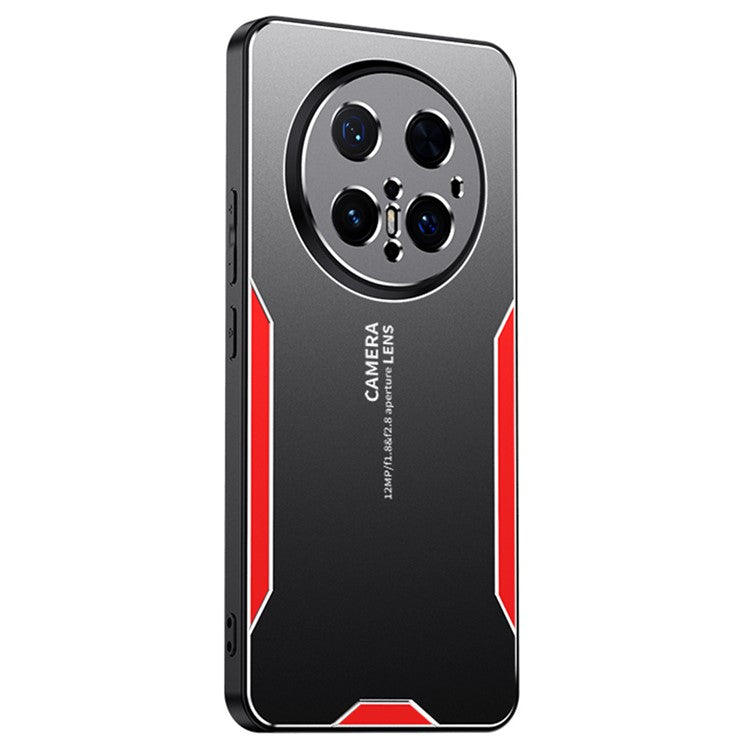 For Huawei Mate 70 Pro / 70 Pro+ Phone Case Aluminium Alloy TPU PC Back Cover - Red