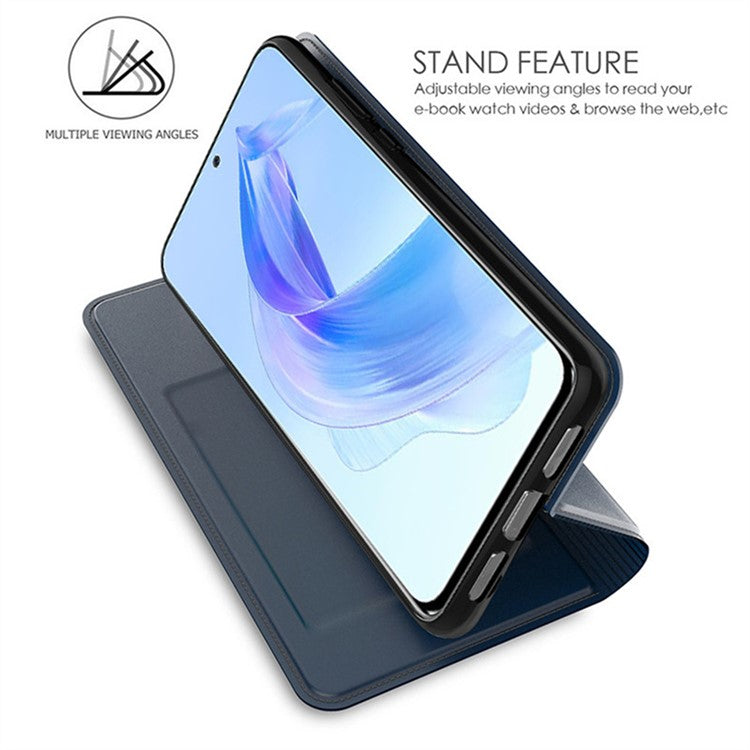 For Huawei Mate 70 Pro / 70 Pro+ Case PU Leather Phone Cover with Card Holder Stand Magnetic Closure - Blue