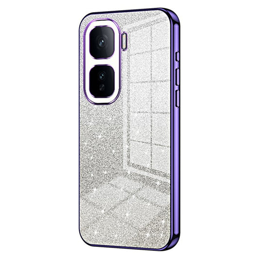 For vivo iQOO Neo10 5G / Neo10 Pro 5G Case Electroplating Gradient Glitter TPU Phone Cover - Purple