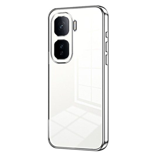 For vivo iQOO Neo10 5G / Neo10 Pro 5G Case Electroplating Frame Soft TPU Phone Cover - Silver
