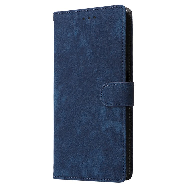 For Motorola Moto G 5G (2025) / Moto G (2025) 5G Wallet Case RFID Blocking PU Leather Cover Stand View - Blue