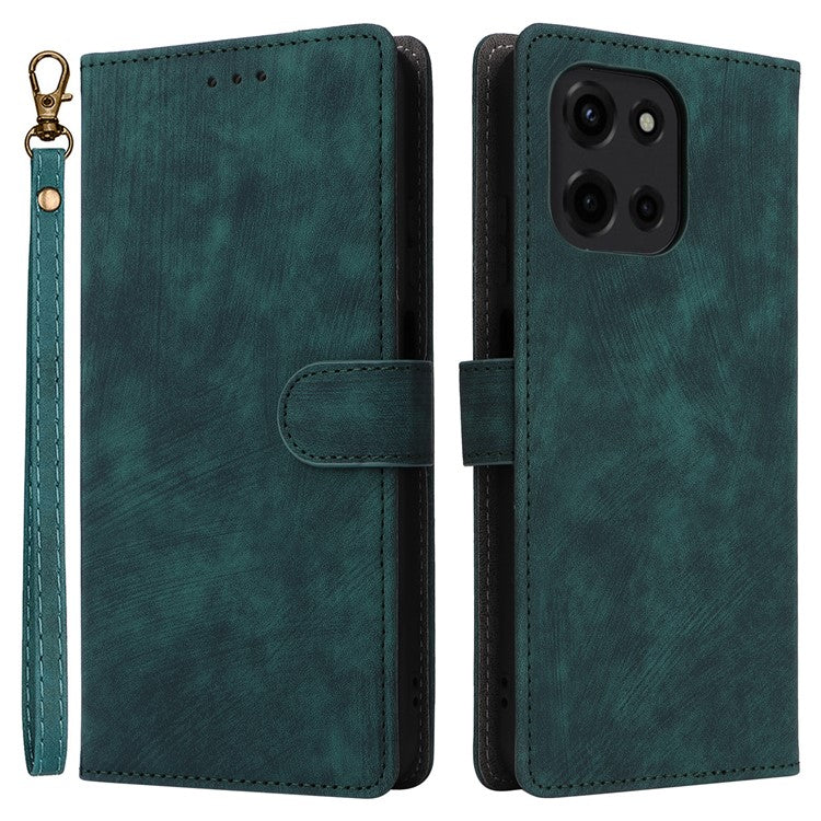For Motorola Moto G 5G (2025) / Moto G (2025) 5G Wallet Case RFID Blocking PU Leather Cover Stand View - Green