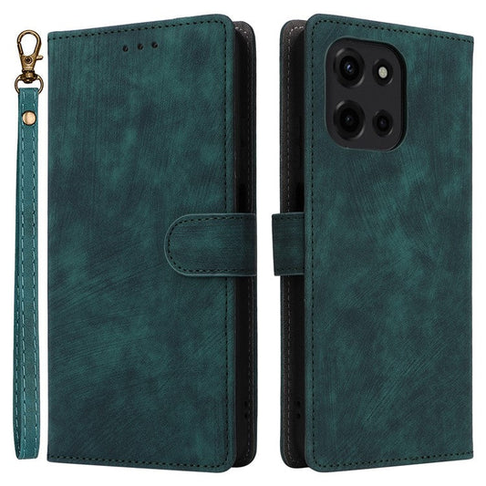 For Motorola Moto G 5G (2025) / Moto G (2025) 5G Wallet Case RFID Blocking PU Leather Cover Stand View - Green