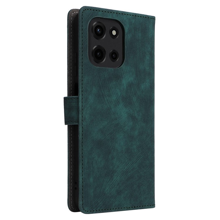 For Motorola Moto G 5G (2025) / Moto G (2025) 5G Wallet Case RFID Blocking PU Leather Cover Stand View - Green