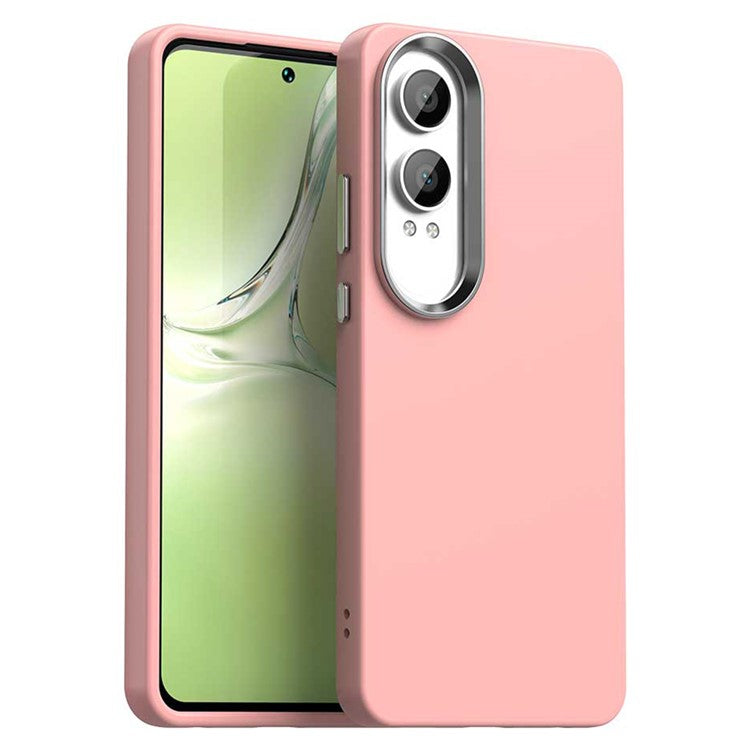 For OnePlus Nord CE4 Lite 5G / Oppo K12x 5G (China) Case TPU + TPE Anti Drop Protection Phone Cover - Pink