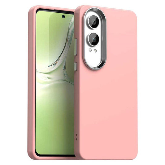 For OnePlus Nord CE4 Lite 5G / Oppo K12x 5G (China) Case TPU + TPE Anti Drop Protection Phone Cover - Pink