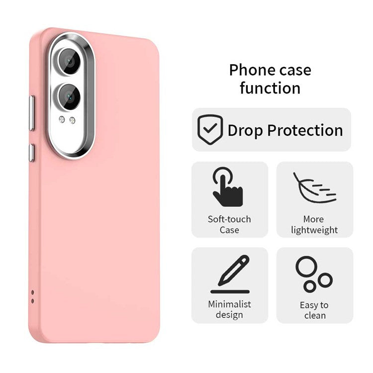 For OnePlus Nord CE4 Lite 5G / Oppo K12x 5G (China) Case TPU + TPE Anti Drop Protection Phone Cover - Pink