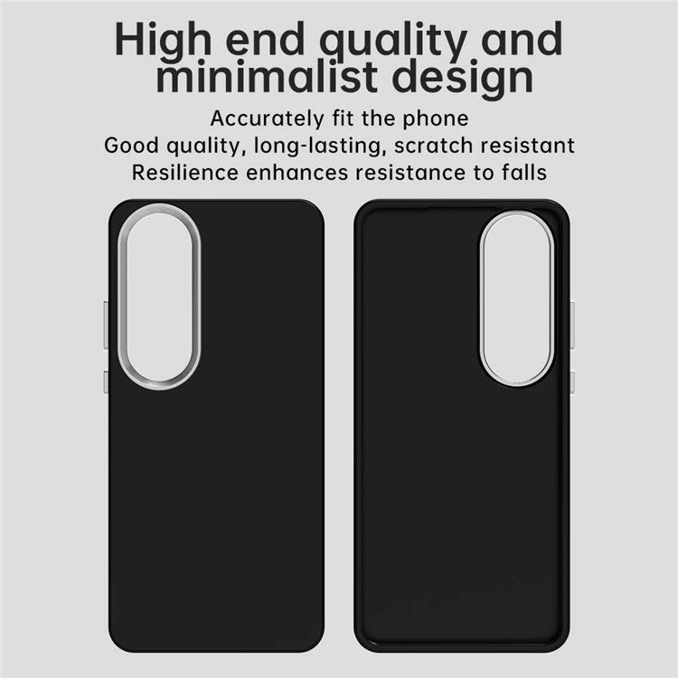 For OnePlus Nord CE4 Lite 5G / Oppo K12x 5G (China) Case TPU + TPE Anti Drop Protection Phone Cover - Black