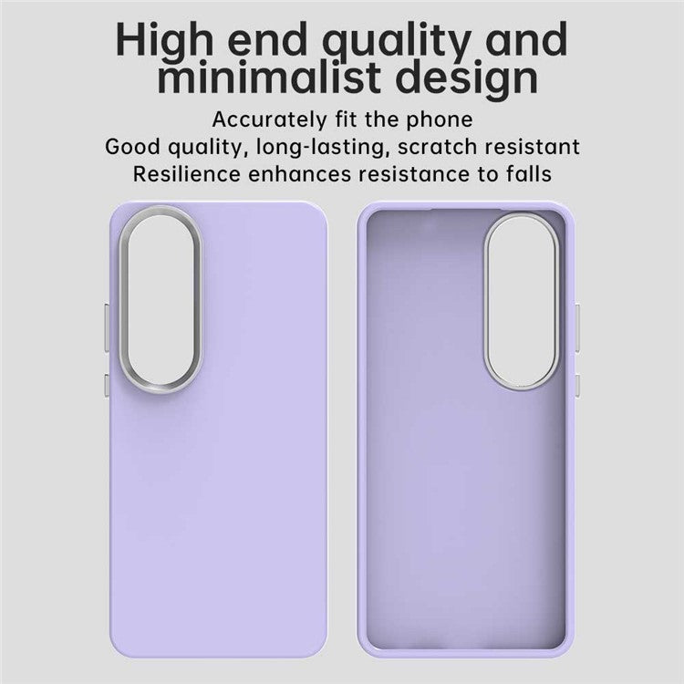 For OnePlus Nord CE4 Lite 5G / Oppo K12x 5G (China) Case TPU + TPE Anti Drop Protection Phone Cover - Purple