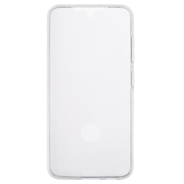 For Samsung Galaxy S25+ / S24+ Glitter Case Compatible with MagSafe PC+TPU Phone Cover with PET Screen Film - Red