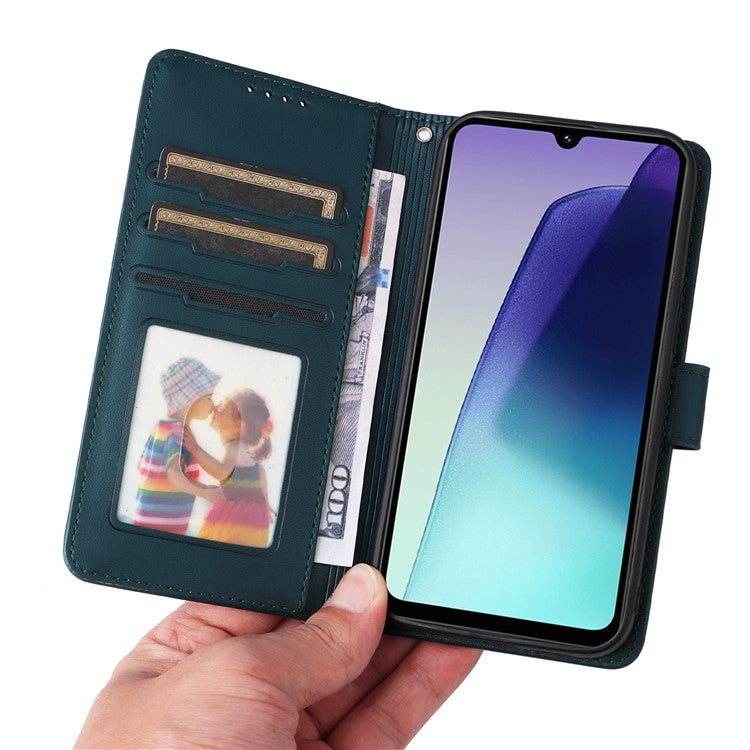 BETOPNICE 005 Leather Phone Case for Xiaomi Redmi A4 5G / Redmi A3 Pro 4G / Poco C75 4G / Redmi 14R 5G / 14C 4G Wallet Stand Cover - Blue