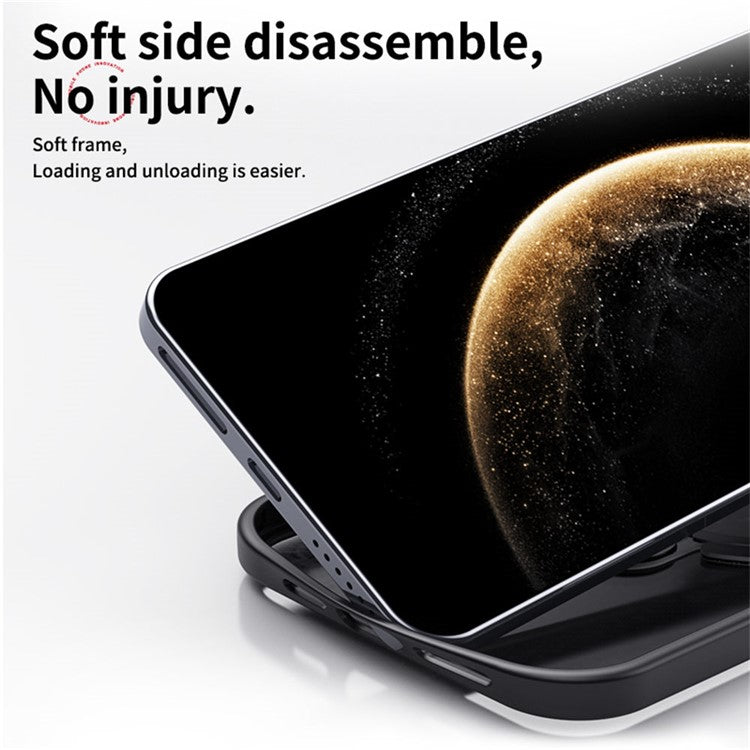 For Huawei Mate 70 Phone Case Compatible with MagSafe Kickstand Matte Back Cover - Transparent