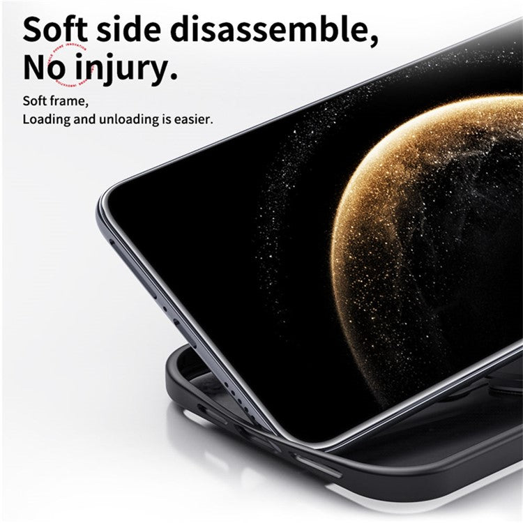 For Huawei Mate 70 Pro+  /  Mate 70 Pro Phone Case Compatible with MagSafe Kickstand Matte Back Cover - Transparent