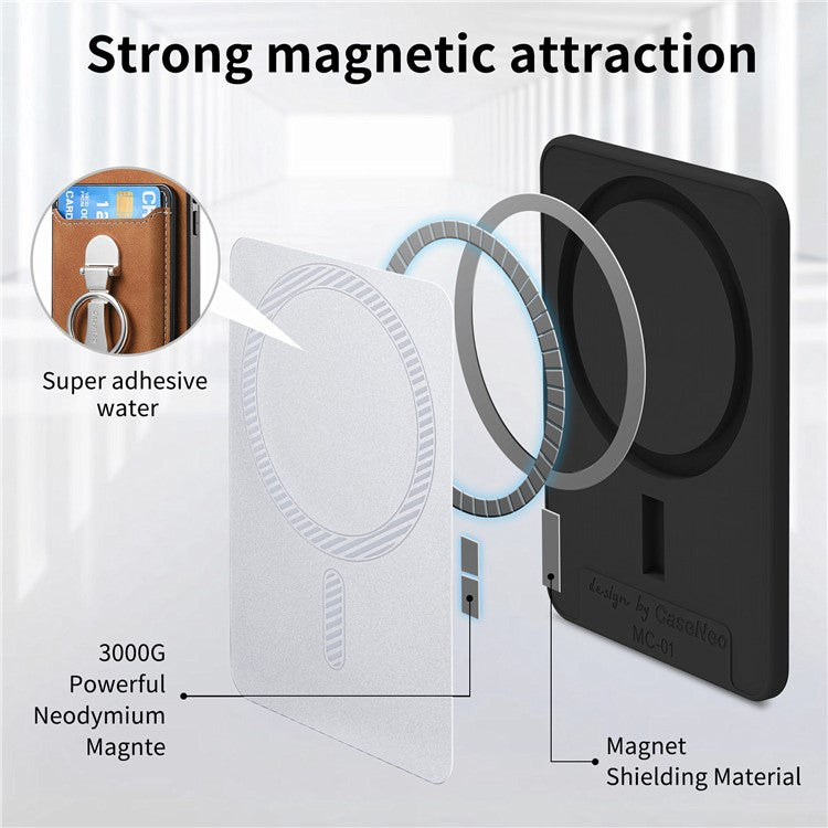 For Huawei Mate 70 Case Compatible with MagSafe Skin-Touch Cover with Card Bag Kickstand - Brown