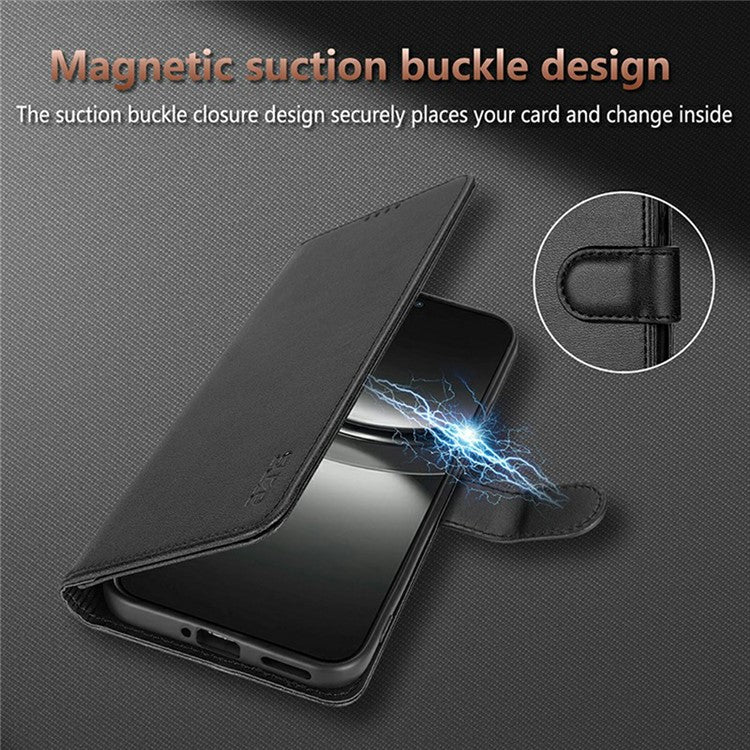 AZNS For Samsung Galaxy A26 5G Case PU Leather Wallet Phone Cover - Brown