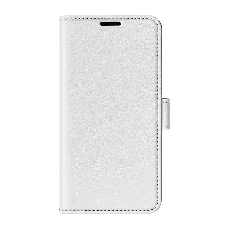 For iPhone SE (2025) Wallet Case Crazy Horse Texture Stand Leather Phone Cover - White