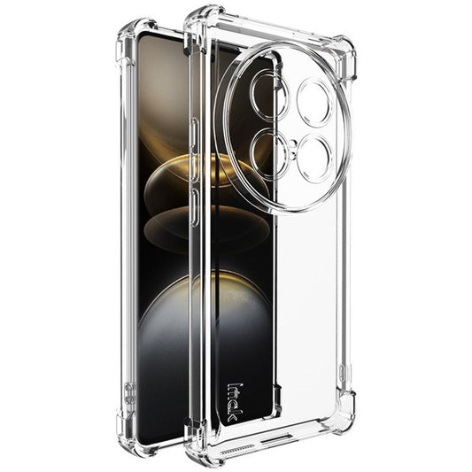 IMAK UX-4 Series For vivo X100 Ultra 5G Case Straight Frame Four Corner Shockproof Clear TPU Cover