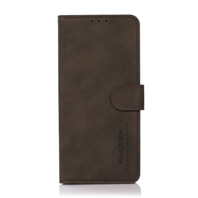 KHAZNEH For Motorola Moto G15 4G  /  G05 4G Stand Case PU Leather Wallet Phone Cover - Brown