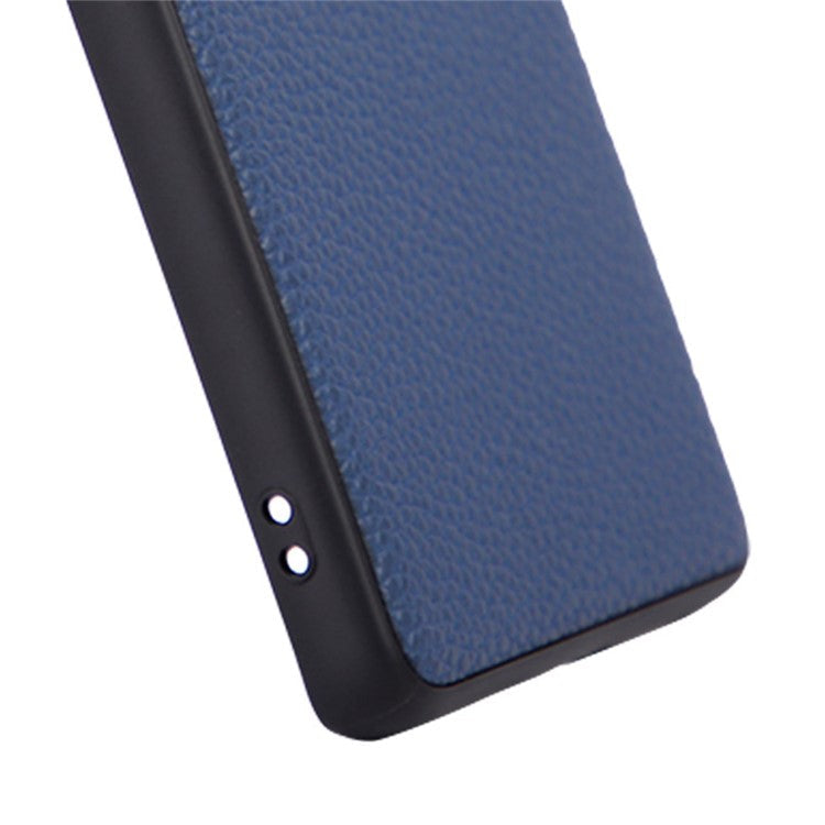 For Samsung Galaxy A56 5G Case Litchi Texture Anti-Drop TPU + PU Leather Phone Protective Cover - Pink