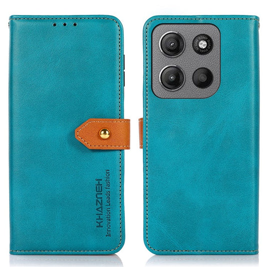 KHAZNEH For Motorola Moto G15 4G / G05 4G Wallet Phone Case Stand Leather Flip Cover - Blue