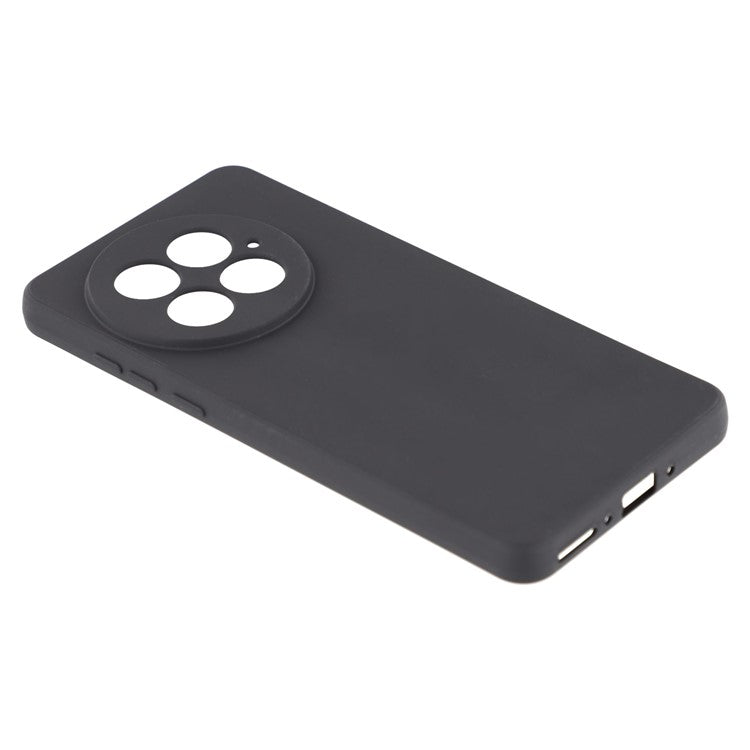 For OnePlus 13 Case Precise Cutouts Straight Edge TPU Shockproof Phone Cover - Black