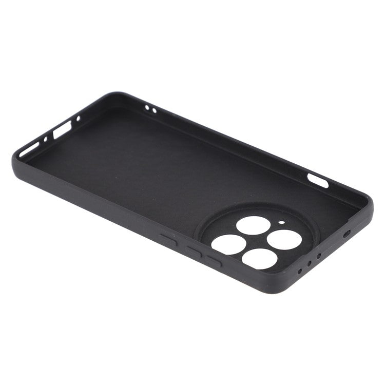 For OnePlus 13 Case Precise Cutouts Straight Edge TPU Shockproof Phone Cover - Black