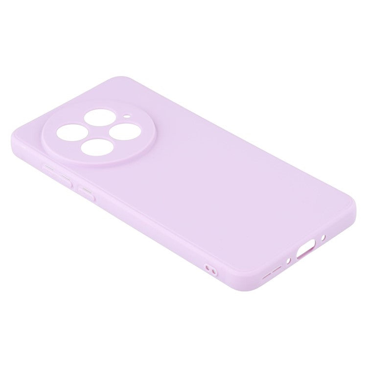 For OnePlus 13 Case Precise Cutouts Straight Edge TPU Shockproof Phone Cover - Purple