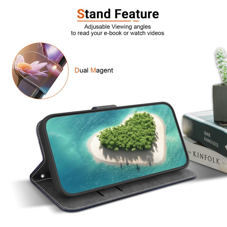 Leather Case For Motorola Edge 50 Neo 5G  /  Moto S50 5G  /  ThinkPhone 25 5G Pattern Printing Flip Wallet Phone Cover with Lanyard - Butterfly Floral