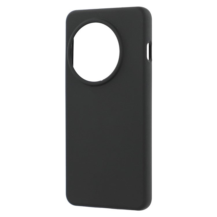 For OnePlus 13 Cell Phone Case Liquid Silicone Dropproof Cover - Black
