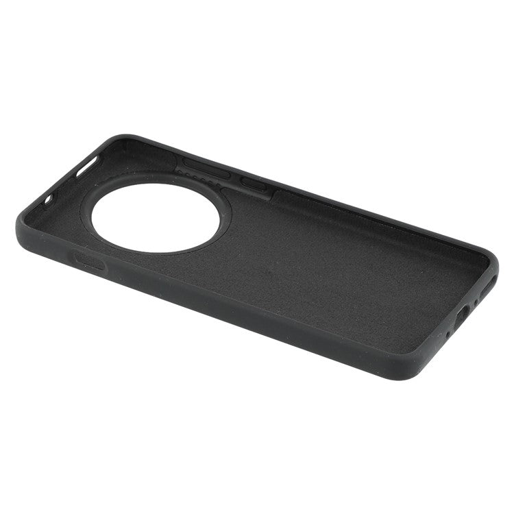 For OnePlus 13 Cell Phone Case Liquid Silicone Dropproof Cover - Black