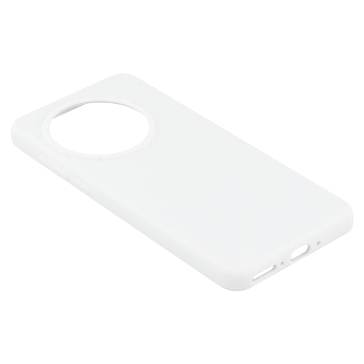 For OnePlus 13 Cell Phone Case Liquid Silicone Dropproof Cover - White