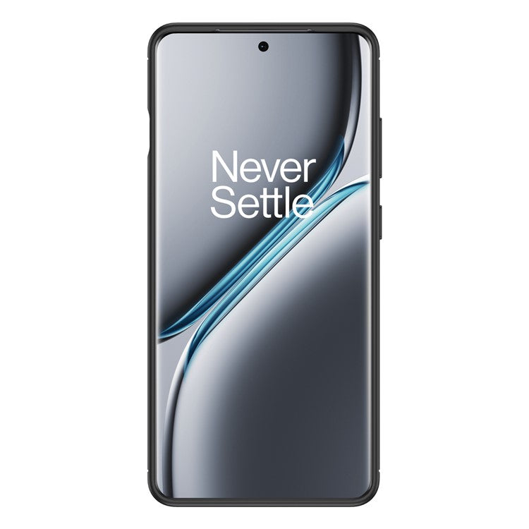 For OnePlus Ace 5 5G Case Litchi Texture TPU Flexible Phone Cover, Black