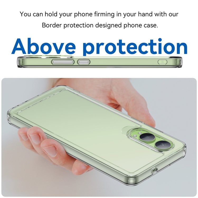 For OnePlus Nord CE4 Lite 5G / Oppo K12x 5G (China) Case TPU Shockproof Phone Back Cover - Transparent