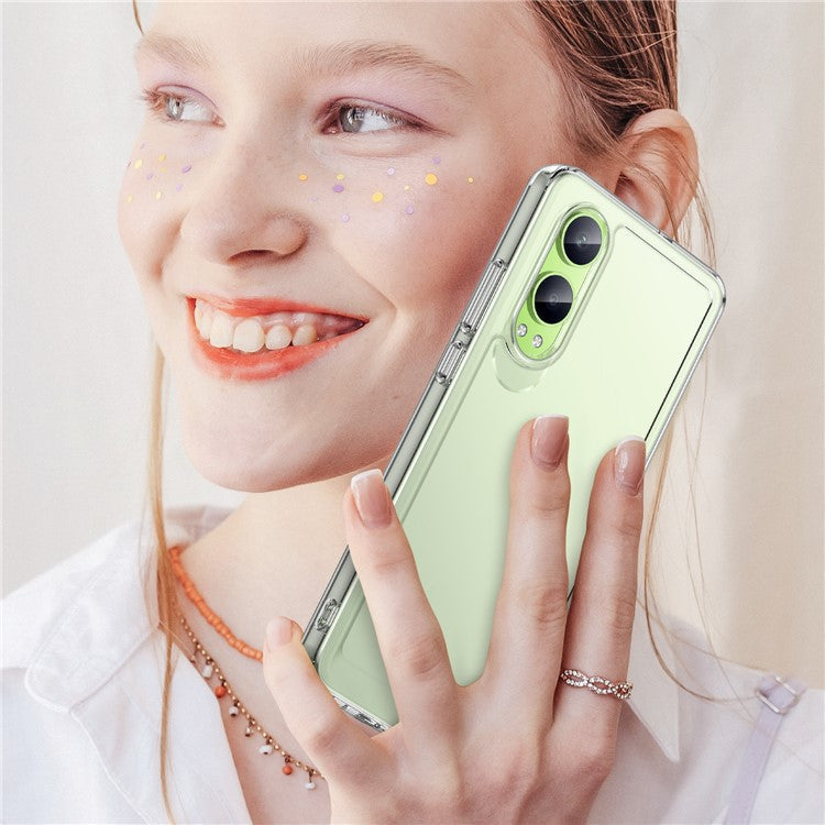 For OnePlus Nord CE4 Lite 5G / Oppo K12x 5G (China) Case TPU Shockproof Phone Back Cover - Transparent