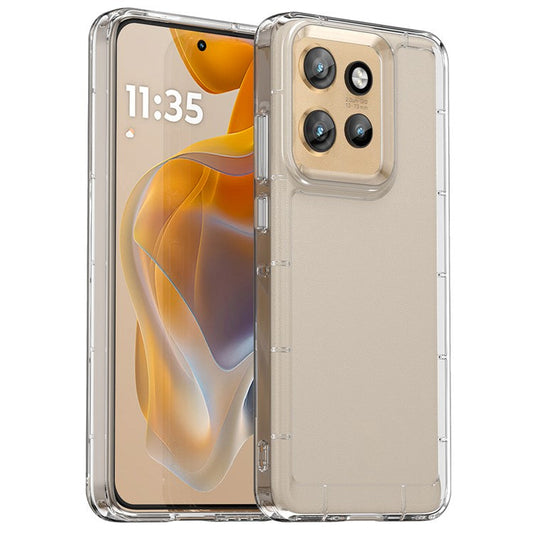 For Motorola Edge 50 Neo 5G / Moto S50 5G Case TPU Shockproof Phone Back Cover - Transparent