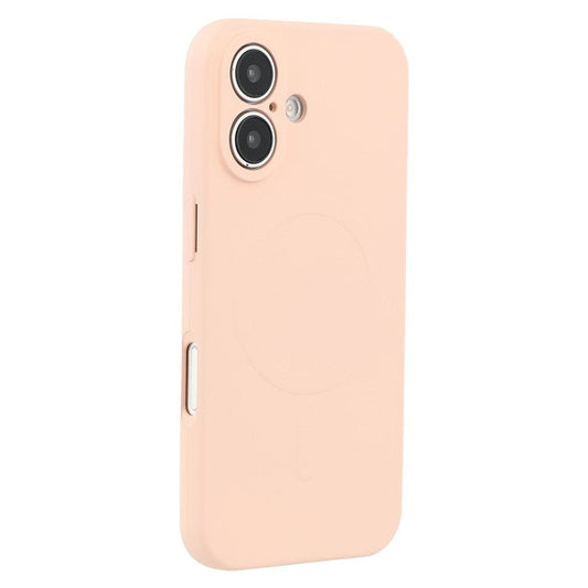 For iPhone 16 Case Compatible with MagSafe Shockproof TPU Phone Cover - Pink