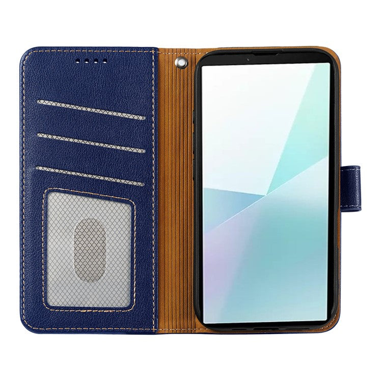 For OnePlus Ace 5 5G / Ace 5 Pro 5G Leather Case Litchi Texture Wallet RFID Blocking Phone Cover - Blue