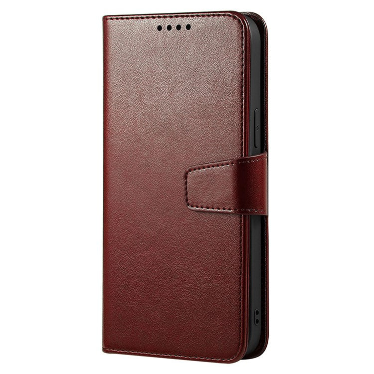 For Google Pixel 8a Case Stand Card Holder Wallet Leather Phone Cover - Brown