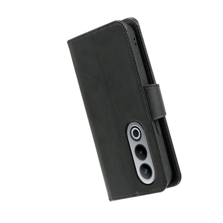 For OnePlus Nord CE4 5G Case Stand Card Holder Wallet Leather Phone Cover - Black