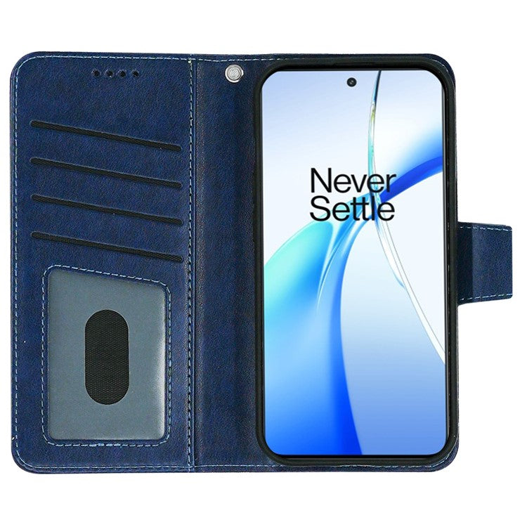For OnePlus Nord CE4 5G Case Stand Card Holder Wallet Leather Phone Cover - Blue