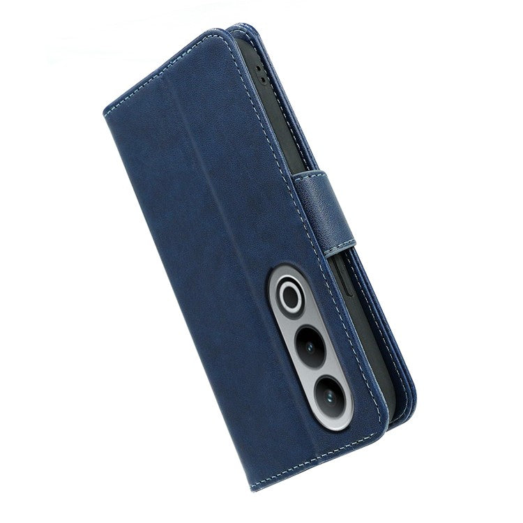 For OnePlus Nord CE4 5G Case Stand Card Holder Wallet Leather Phone Cover - Blue