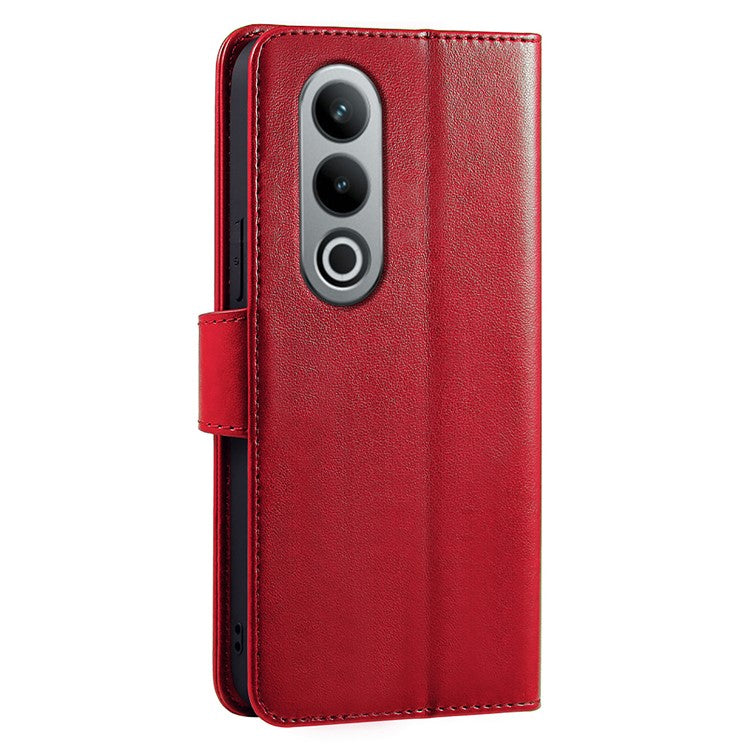 For OnePlus Nord CE4 5G Case Stand Card Holder Wallet Leather Phone Cover - Red