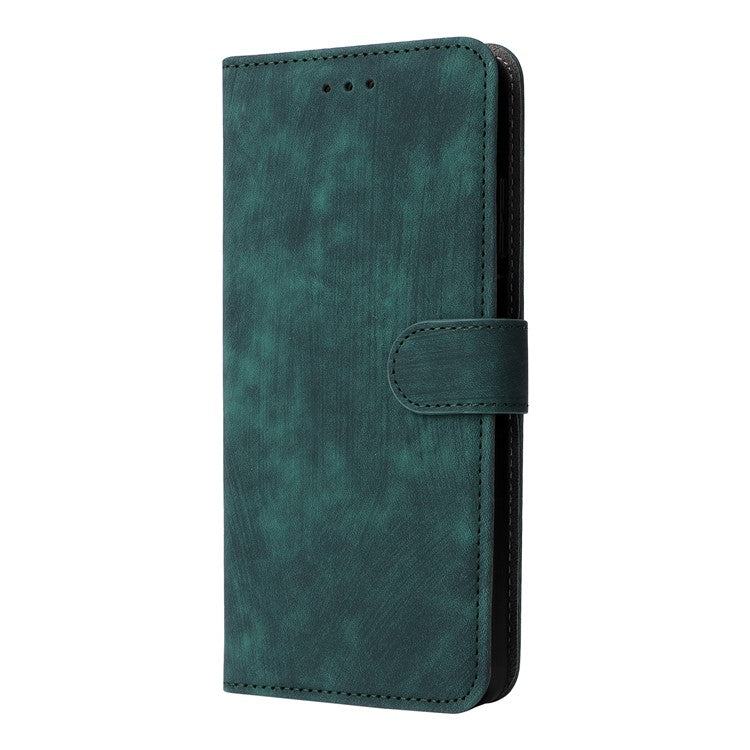 For Motorola Moto G05 4G  /  E15 4G Wallet Case RFID Blocking PU Leather Cover Stand View - Green