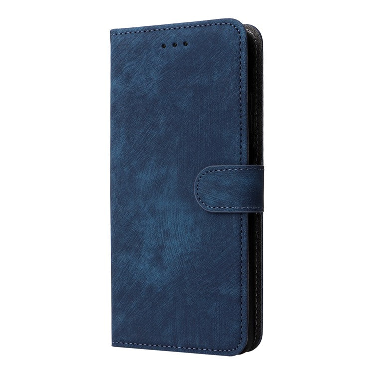 For Motorola Moto G15 Power 4G  /  G15 4G Wallet Case RFID Blocking PU Leather Cover Stand View - Blue