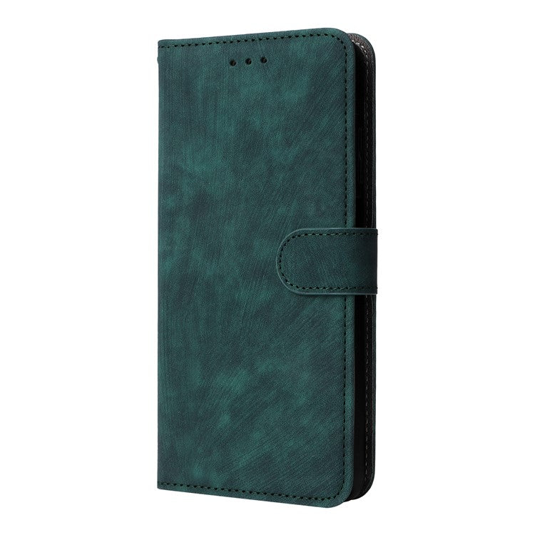 For Motorola Moto G15 Power 4G  /  G15 4G Wallet Case RFID Blocking PU Leather Cover Stand View - Green