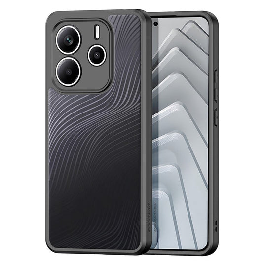For Xiaomi Redmi Note 14 5G Case DUX DUCIS Aimo Series TPU+PC Matte Drop-proof Phone Cover (REACH Certification) - Black