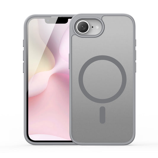 For iPhone 16e Case DUX DUCIS Yind Series Matte Case Compatible with MagSafe PC+TPU Phone Cover - Grey