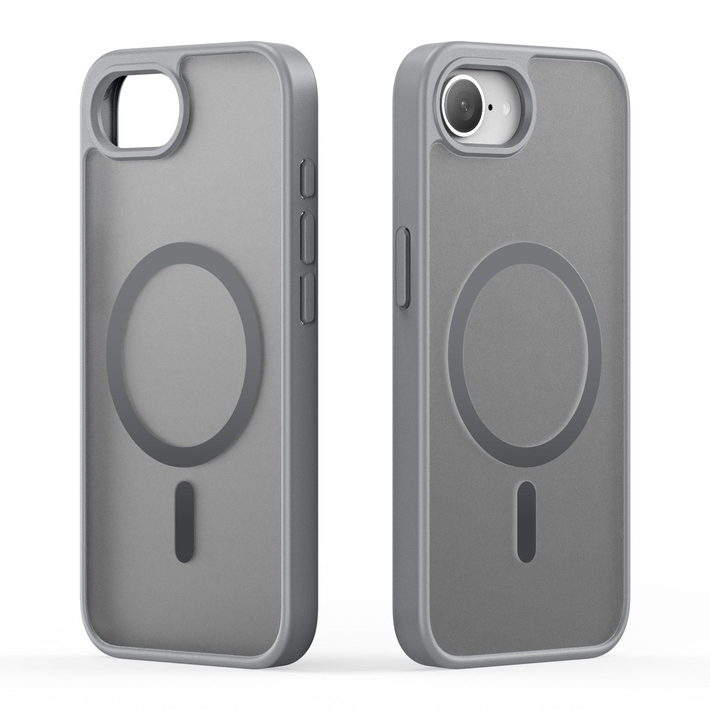 For iPhone SE (2025) Case DUX DUCIS Yind Series Matte Case Compatible with MagSafe PC+TPU Phone Cover - Grey
